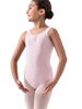 Silky Dance - Girls Ruched Front Leotard - Pink