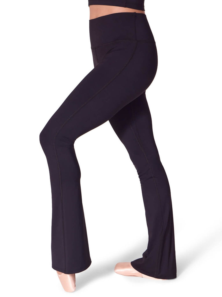 Capezio Pantaloni Da Danza, 90% Nylon 10% Spandex, Colore Nero, Taglia Unica